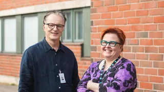 Tom Oikarinen ja Kati Kaihovirta