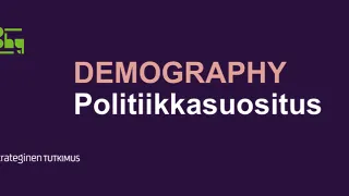 DEMOGRAPHY-ohjelman Politiikkasuosituksen kuvituskuva
