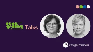 Seija Jalagin ja Minna Toivanen, puhujat DemoTalks-webinaarissa 2.6.2026
