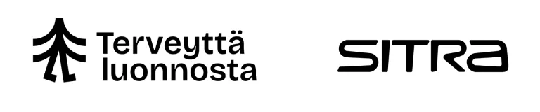 Terveyttä luonnosta -ohjelman ja Sitran logot.