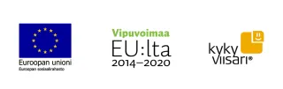Logot: Euroopan unioni: Euroopan sosiaalirahasto, Vipuvoimaa EU:lta 2014-2020 ja kykyviisari.