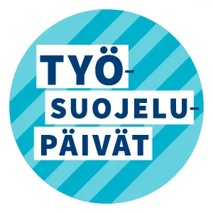 Työsuojelupäivien sininen logo
