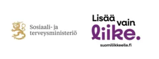STM:n ja Suomi liikkelle -logot. 